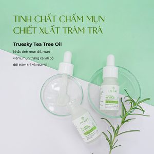 Alternative view of Tinh chất chấm mụn chiết xuất tràm trà giúp làm dịu da, làm mờ vết thâm và giảm mụn Truesky Tea Tree Oil 10ml